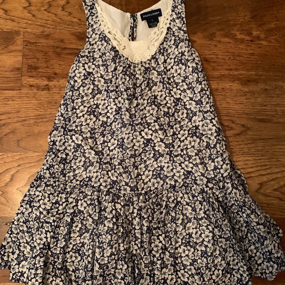 Beautiful Ralph Lauren Girls floral dress